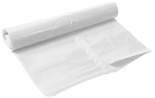 Afvalzak LDPE 90x120 100my (190L) wit per rol á 10st.