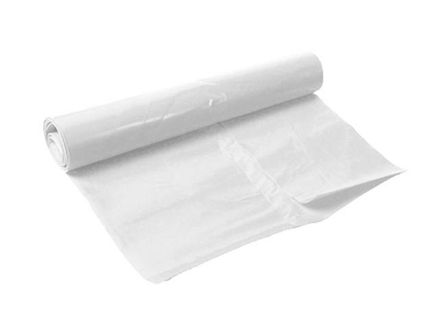Afvalzak LDPE 50x70 50my (45L) wit per rol á 20st.