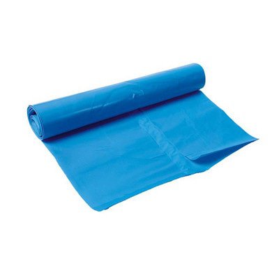 Afvalzak LDPE  90x110 70my (170L) blauw per rol á 10st.