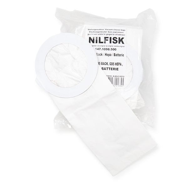 Nilfisk Stofzakken GD10 5st. met voorfilter