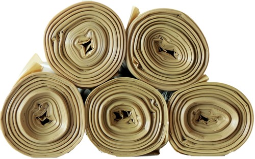 Bonton Original Inzamelzakken plastic 15x20 stuks (oranje)