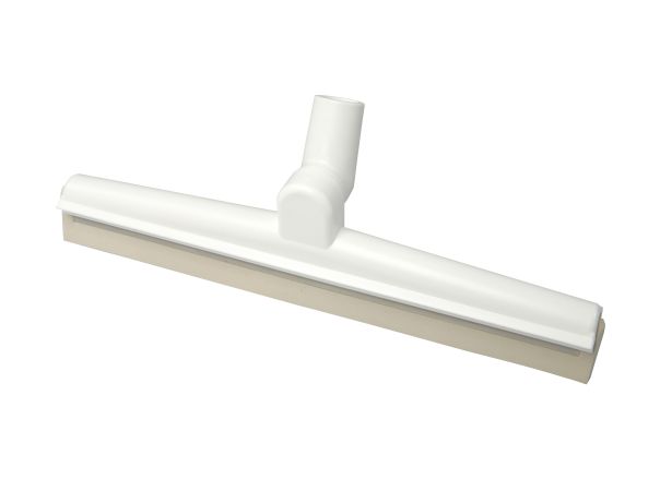 HCS hygiënische vloertrekker flexibel 40cm wit, wit rubber