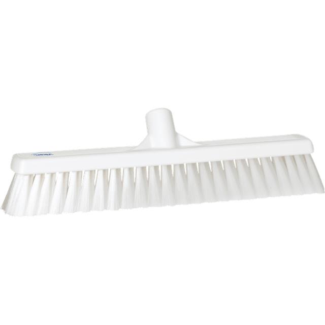 Vikan zachte bezem wit 40cm