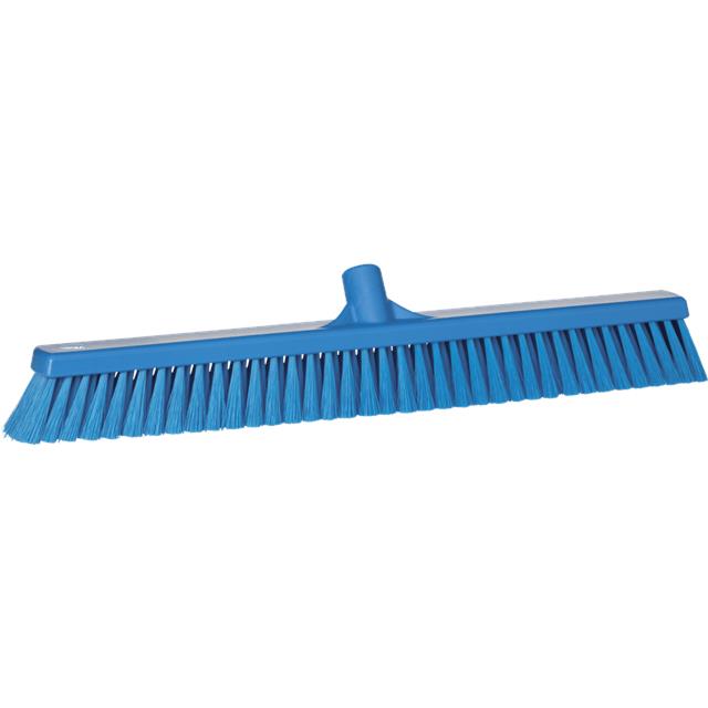 Vikan zachte bezem blauw 60cm