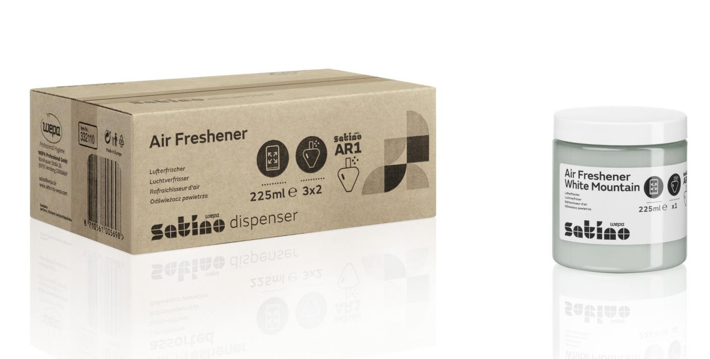 Satino luchtverfrisservulling White Mountain 6x225ml