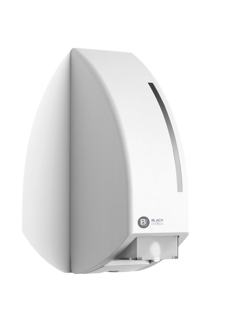 Abonnement BlackSatino zeepdispenser wit