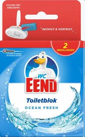 WCEEND Toiletblok Navulling Duo Ocean Fresh 2x40gr