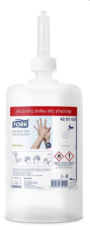 Tork Alcohol Gel voor Handdesinfectie 6x1L (S1)