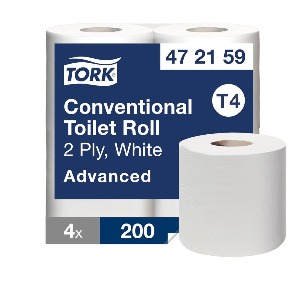 Tork Advanced toiletpapier 2-lgs wit 48 rol a 198V (T4)
