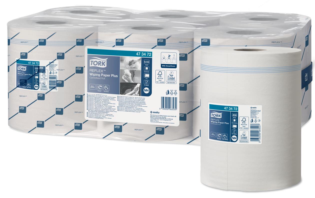 Tork Reflex midipoetsrol 1-lgs wit 340 vels (M4)