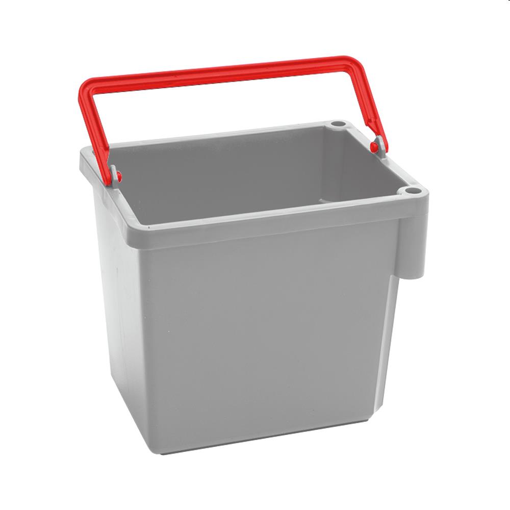 Numatic emmer Grijs 5L met rode hendel.