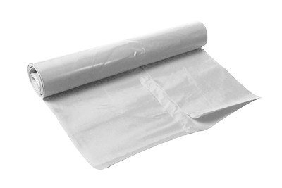 Afvalzak LDPE  90x125 70my (190L) transparant per rol á 10st.