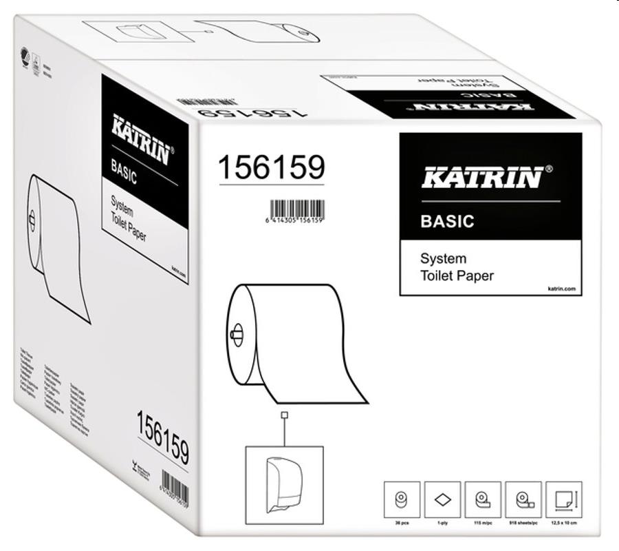 Katrin Toilet tissue met dop 1-lgs 36rol