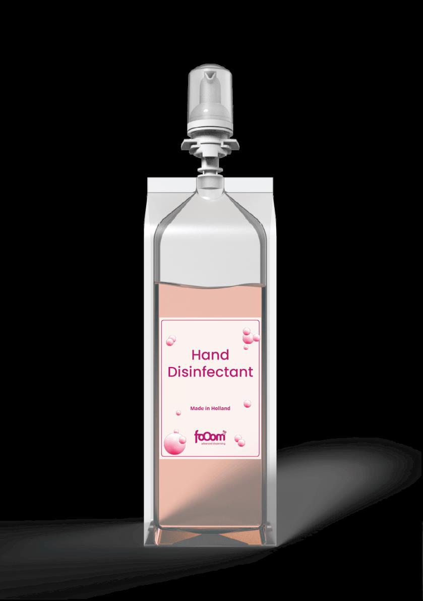 FoOom Gel Handdesinfectiemiddel 6x1L (sensor dispenser)