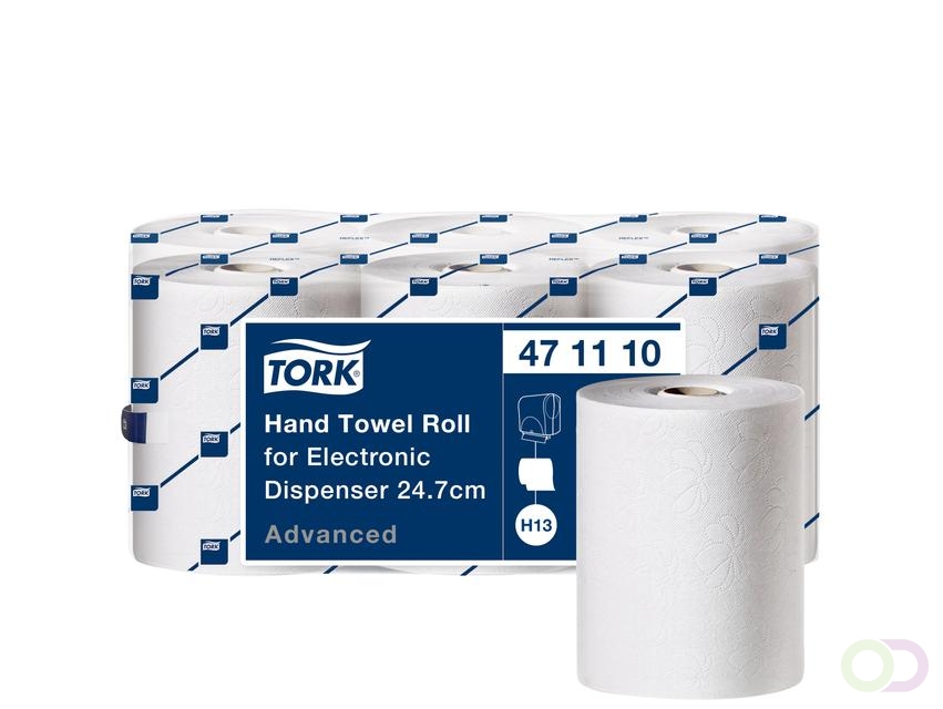 Tork handdoekrol for Electronic Disp. wit (H13)