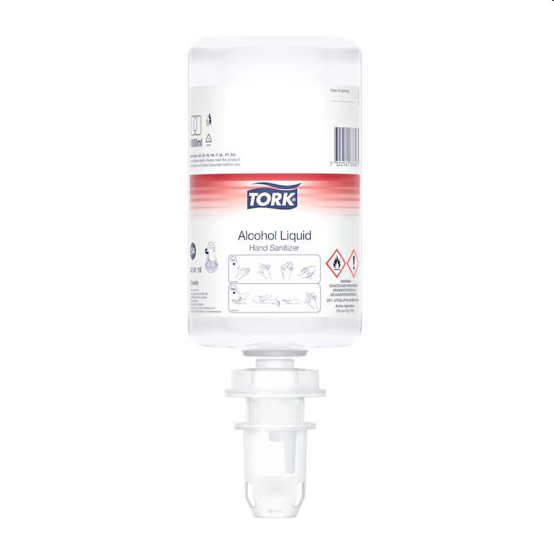 Tork Vloeibare Alcohol voor Handdesinfectie 6x1L (Biocide) (S4)
