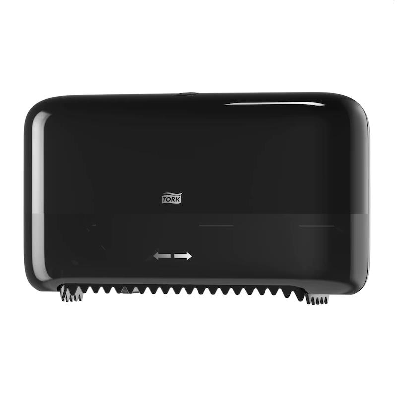 Tork OptiServe® Hulsloos 2-rol Toiletpapier Dispenser Zwart(T7)
