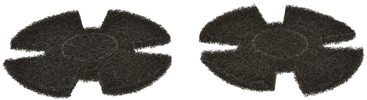 I-Mop Lite vloerpads ZWART- set van 2