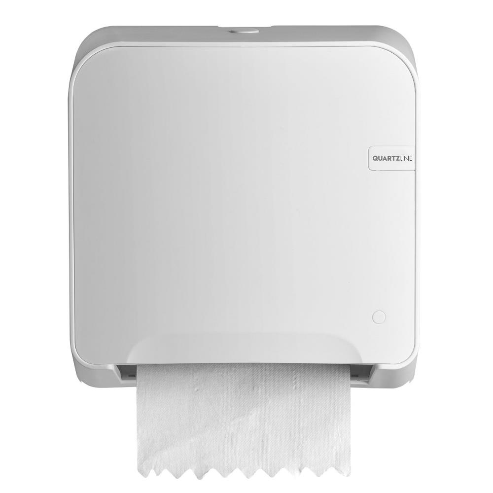 Euro Quartz Mini Matic handdoekrolautomaat Wit , autocut