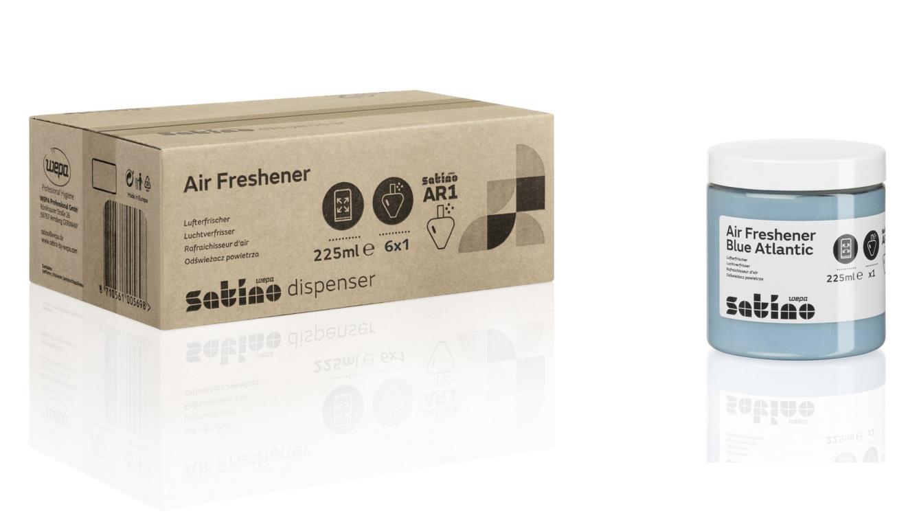 Satino luchtverfrisservulling Blue Atlantic 6x225ml
