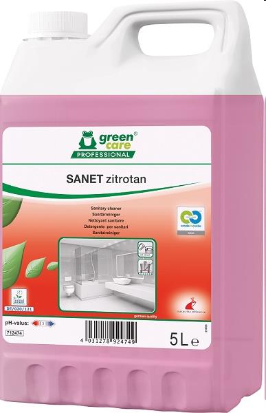 Tana GreenCare Sanet Zitrotan Sainitairreiniger 5L 