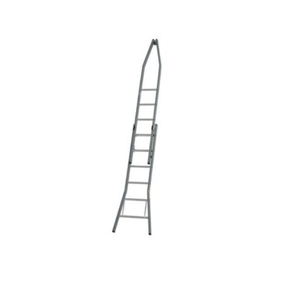 Dirks® gecoate aluminium puntladder 2x8 sp