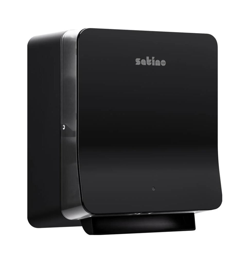 Satino Hyginity Handdoekroldispenser met sensor zwart (SYS1) *Bruikleen*