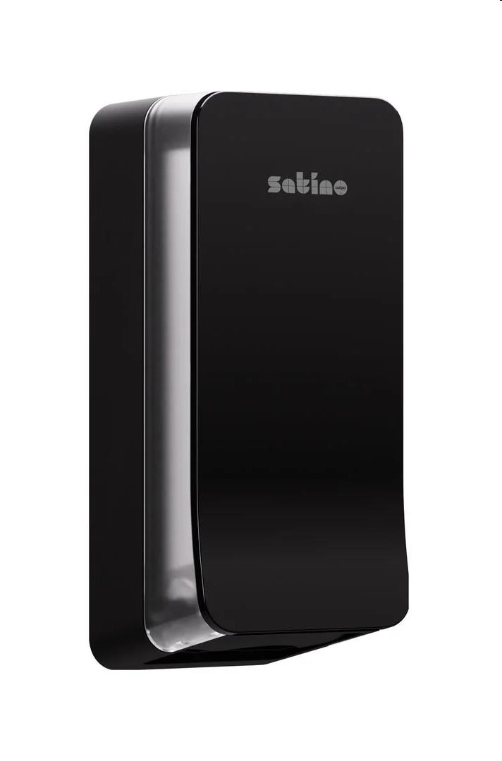 Satino Hyginity Bulkpack toiletpapierdispenser zwart (BT1) 