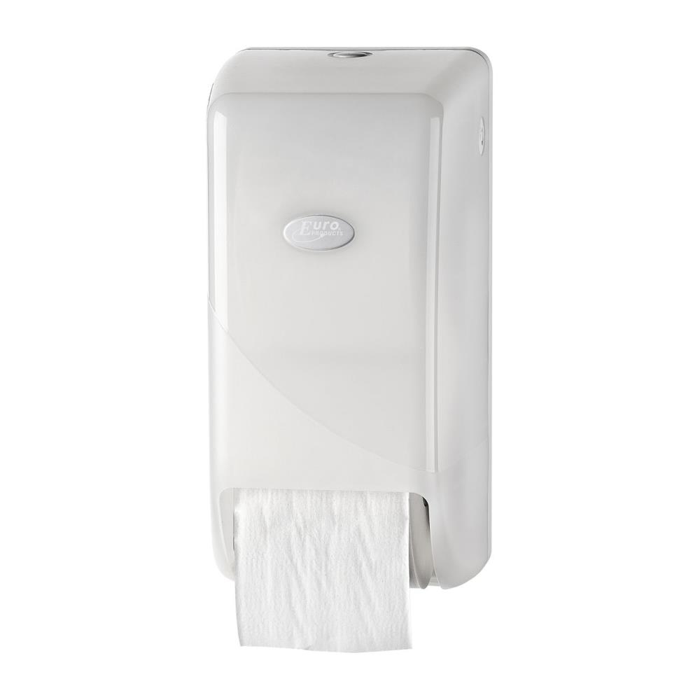 Euro Pearl White Toiletrolhouder | Doprollen