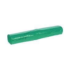 Afvalzak HDPE 50x90cm Groen 23my per rol á 20st.
