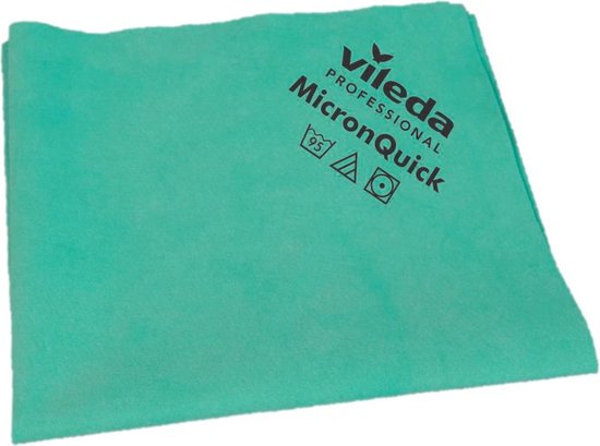 Vileda r-MicronQuick groen 38 x 40 cm set a 5 stuks