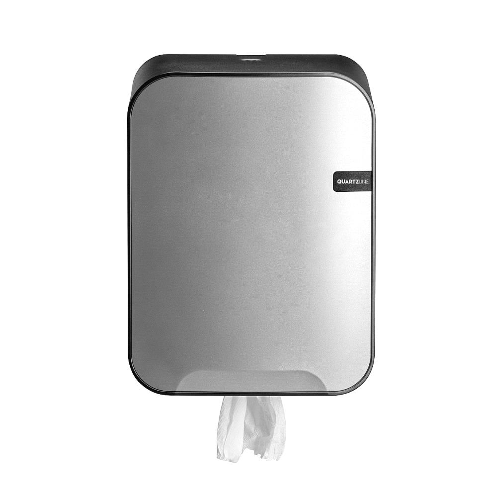 Euro Quartz Silver poetsroldispenser Midi 