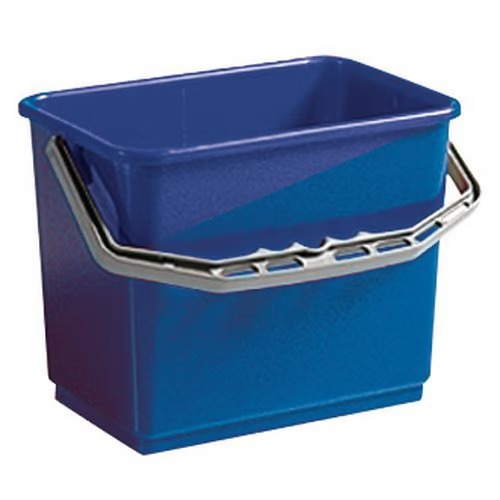 Emmer 4L blauw tbv de Vega trolley.