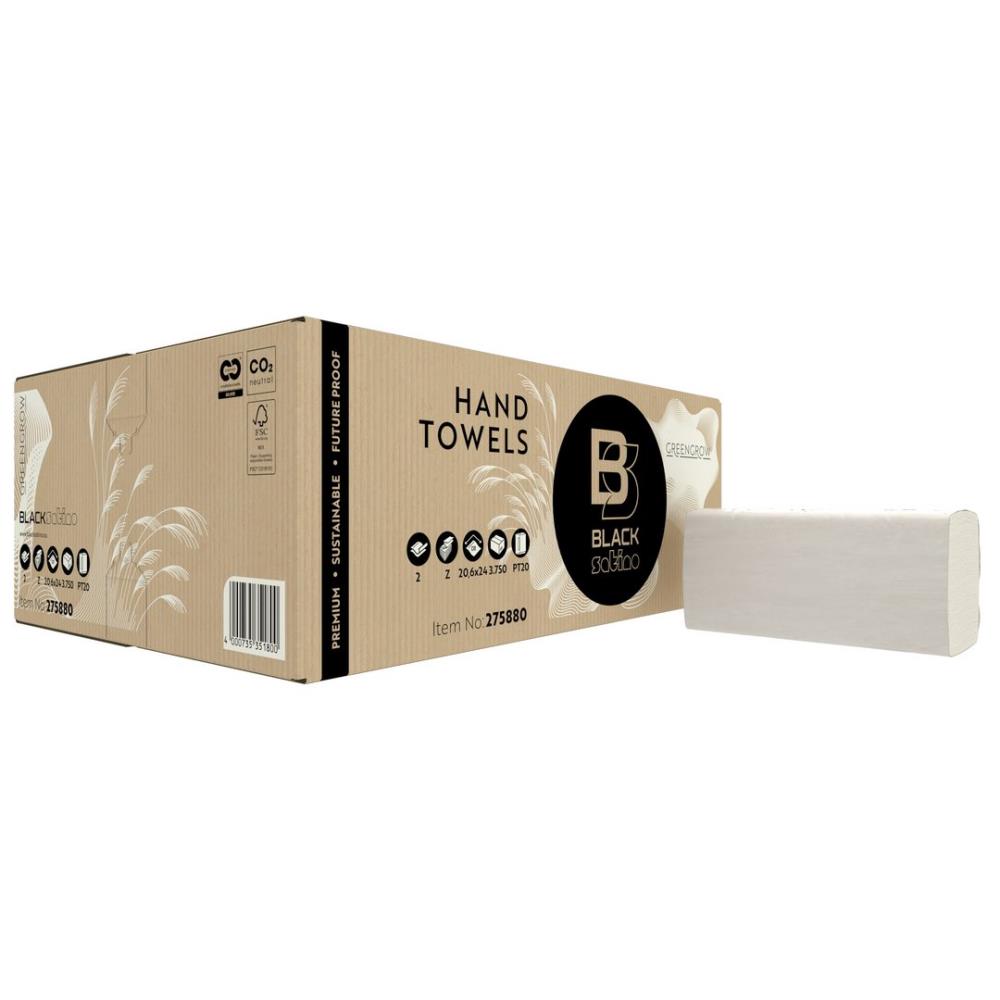 Satino GreenGrow handdoekpapier interfolded 20,6x24 2lgs 25x150 st (PT2) (275880)