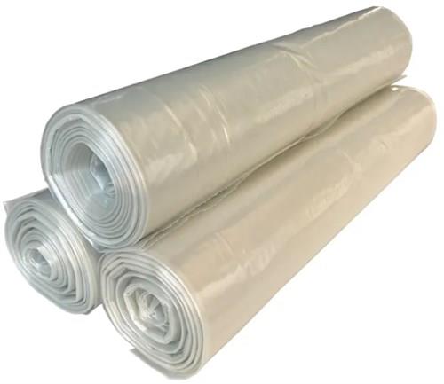 Afvalzak LDPE 70x110 50my (120L) transparant rol á 25 t.