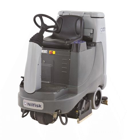 Nilfisk BR755 (incl lader/gelbatterijen/borstels/padhouders)